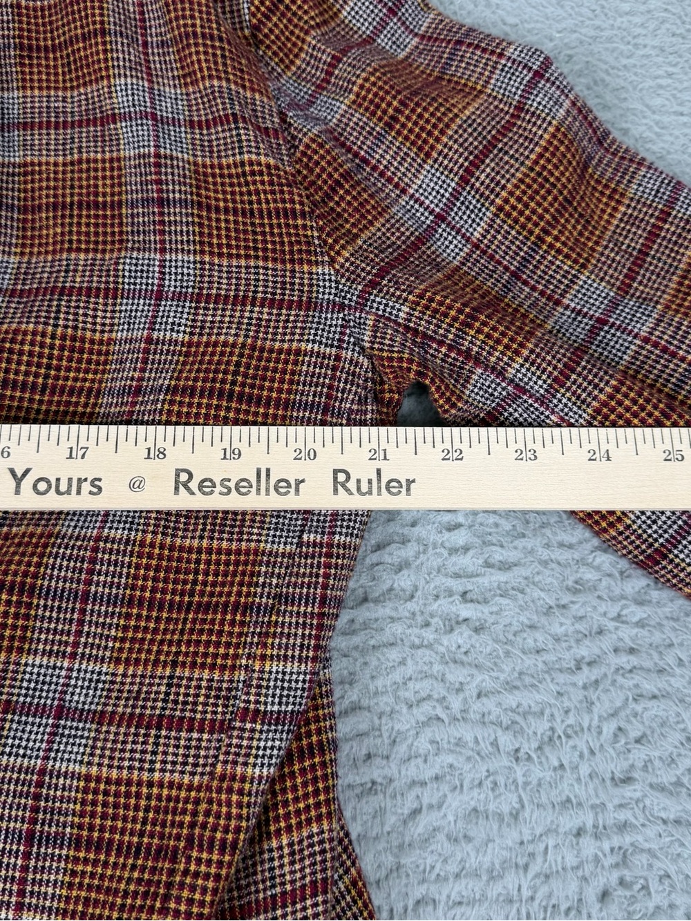 Free People Simply Plaid Blazer Womens S Front Button Slouchy Preppy Linen Blend - Picture 10 of 10
